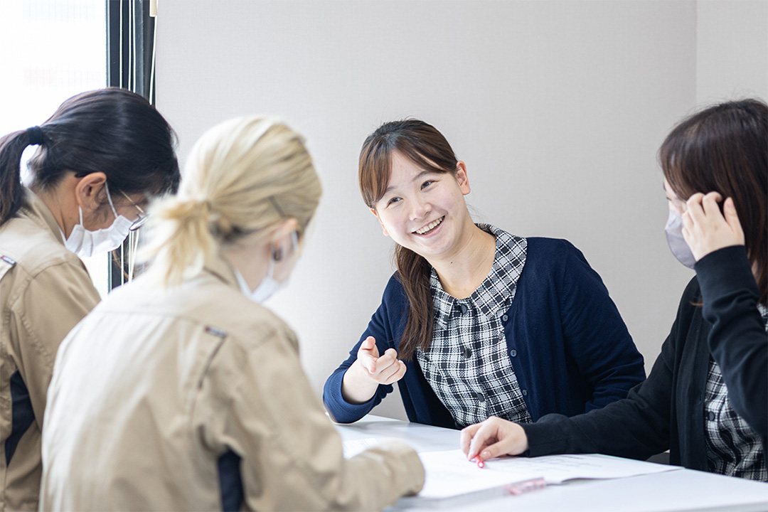 女性も活躍中。自分らしく、ものづくりを。